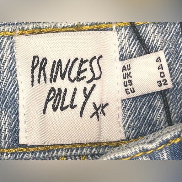 Princess Polly Holland High Rise Straight Leg Jeans Denim - Picture 5 of 10